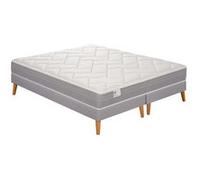 Ens L ADORABLE 160x200 matelas H23 ressort ensaches, tres ferme, 2 sommiers
