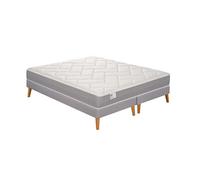 Ens L ADORABLE 160x200 matelas H23 ressort ensaches, tres ferme, 2 sommiers