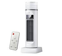 ENSDIEPLS Ventilateur colonne rafraîchissant, CoolerFan, 6SpdBladelessTower, WTank, 110Osc, ColorLights, ForBed/Off/LivRm