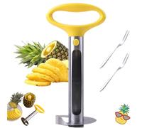 enseak Coupe Ananas,éplucheur Ananas,Coupe Ananas Decoupe Ananas en Acier Inoxydable, Éplucheur D'ananas, Outil pour La Maison, La Cuisine,Coupe-Ananas pour Éplucher