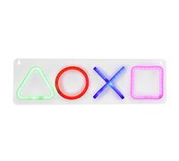 Enseigne au néon, Jeux PS5 LED Neon Light Tenture Murale Décor Enseignes au néon alimentées par USB pour Chambre Esthétique Noël Fête d'anniversaire Bar Chambre d'enfants