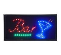 Enseigne lumineuse BAR clignotante Multicolore G
