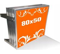 Enseigne lumineuse LED Panneau nasal Publicité lumineuse Bannière publicitaire Bannière 80x50cm