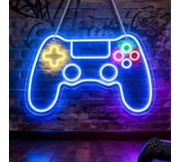 Enseigne Lumineuse, Neon Led Gaming Manette, Décoration Gaming, Gamer Decoration Chambre Murale Lampe, Réglable, Connexion Usb, Pour Décorer Un Mur, Un Cadeau Ou Une Fête