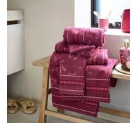 Ensemble 1+1 serviette et serviette invité PIP STUDIO Jasmin Jacquard mauve
