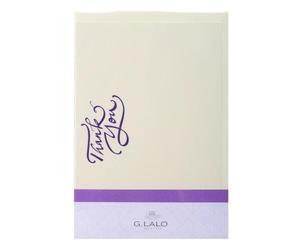 Ensemble 1 carte/1 enveloppe C6 Typo-lettering, sous sachet - Crème