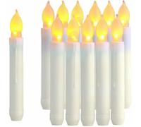 Ensemble 12 bougies coniques LED sans flamme table Harry Potter piles cadeau fête mère mariage décoration église .