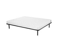 Vente-unique - Ensemble 120 x 200 cm Cadre à Lattes + Matelas Mousse ép.15cm - Danae II de YSMÉE