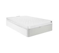 Ensemble 120 x 200 cm sommier coffre blanc + matelas mousse ép.15cm - DANAE II de YSMÉE