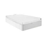 Ensemble 140 x 190 cm sommier coffre blanc + matelas mousse ép.15cm - DANAE II de YSMEE