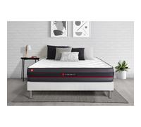 Ensemble 140x190 matelas REGEN a memoire de forme + sommier kit blanc