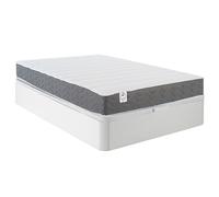 Ensemble 160 x 200 cm sommier coffre blanc + matelas mousse HD mémoire de forme et tissu 3D respirant ép.18cm - HEAVEN de YSMÉE