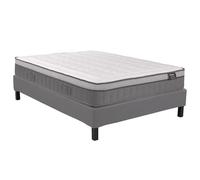 Ensemble 160 x 200 cm sommier déco en kit + matelas hybride ressorts ensachés 7 zones et mémoire de forme ép.30cm - ASGARD de YSMÉE