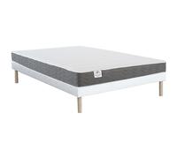 Ensemble 160 x 200 cm sommier + matelas mousse HD mémoire de forme et tissu 3D respirant ép.18cm - HEAVEN de YSMÉE