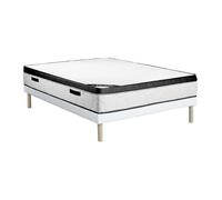 Ensemble 160 x 200 cm sommier tapissier + matelas mousse ép.30cm - SOLAK de YSMÉE