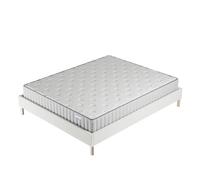 Ensemble 160x200 cm, Sommier + Matelas Mousse, ép.22cm à mémoire de forme