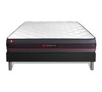 Ensemble 160x200 matelas REGEN à mémoire de forme + sommier kit noir G