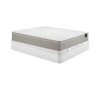 Ensemble 180 x 200 cm sommier coffre blanc + matelas mousse et gel à mémoire de forme 7 zones ép 22cm - SOMIRA de YSMÉE