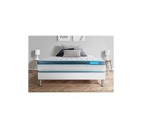 Ensemble 180x200 matelas BodyFit à mémoire de forme + sommier kit blanc G
