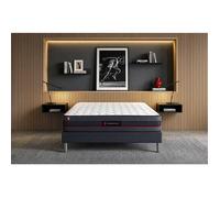 Ensemble 180x200 matelas REGEN à mémoire de forme + sommier kit noir 180 x 200 cm Noir