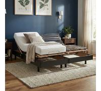 Ensemble 2 sommiers relaxation électrique FLEXPUR 80x200 + 2 matelas mémoire de forme / Noir