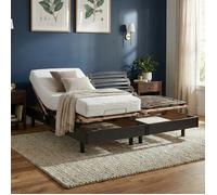 Ensemble 2 sommiers relaxation électrique FLEXPUR 80x200 / Noir