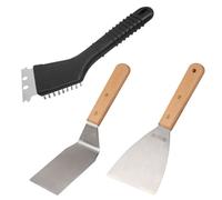 Ensemble 3 ustensiles professionnels - FACKELMANN PROFESIONAL - Pour plancha