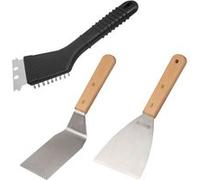 Ensemble 3 ustensiles professionnels - FACKELMANN PROFESIONAL - Pour plancha