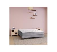 Ensemble matelas sommier 140 x 190 SIMMONS Hauteur 23 cm - Ressorts ensachés Sensoft - Fabriqué en France - SW1