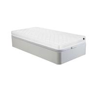 Ensemble 90 x 190 cm sommier coffre blanc + matelas mousse ép.15cm - DANAE II de YSMEE