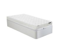 Ensemble 90 x 190 cm sommier coffre blanc + matelas mousse ép.15cm - ZEUS de YSMÉE