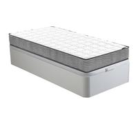 Ensemble 90 x 190 cm sommier coffre blanc + matelas ressorts ensachés ép.19cm - KIJAL II de YSMÉE