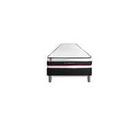 Ensemble 90x190 matelas FORM + sommier kit noir