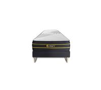 Ensemble 90x200 matelas ULTRA + sommier kit noir