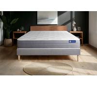 Ensemble Actiflex dream 120x210cm + sommier KIT Gris - 22cm - Ressorts ensachs et mmoire de forme - Moelleux - Sommier kit Gris
