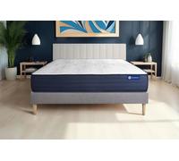 Ensemble ACTIFLEX LIFE 180x200cm sommier kit gris - 22cm - Ressorts ensachs et mmoire de forme - Ferme - Sommier kit Gris