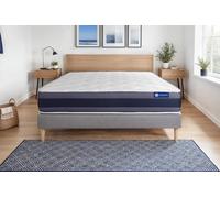 Ensemble Actiflex morpho 130x190cm + sommier KIT Gris - 24cm - Ressorts ensachs et mmoire de forme - Moelleux - Sommier kit Gris