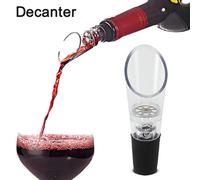 Ensemble aérateur-verseur de vin 2 en 1, diffuseur et oxygénateur, compatible avec des arômes instantanément rehaussés, comprenant un aérate