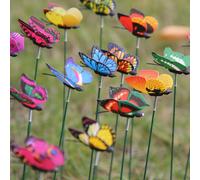 Ensemble aléatoire de boutures de plantes de jardin de 5/10/20 pièces de petits papillons de 4cm Taille Unique,5 pièces,20 piècesPolychlorures de vinyle