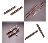 Ensemble alésoir cône morse MT1 MT2 MT3 MT4 MT5 en acier allié 9SiCr précision H8 pour le travail grossier et fin de l'aluminium, la fonte, le cuivre, le bois, commande manuelle avec clé, 2 pièces