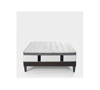 Ensemble ALTESSE Matelas Mémoire + sommier tissu - Accueil équilibré, soutien ferme