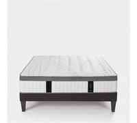 Ensemble ALTESSE Matelas Mémoire + sommier tissu - Accueil équilibré, soutien ferme G