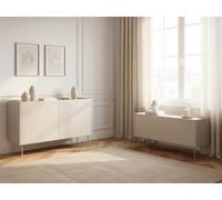 Ensemble ATLAS avec buffet 120 cm + meuble TV 120 cm beige BOBOCHIC Beige