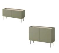 Ensemble ATLAS avec buffet 120 cm + meuble TV 120 cm vert BOBOCHIC Vert