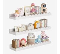 Ensemble Azomor comprenant 3 étagères murales décoratives en bois pour toutes les pièces de la maison