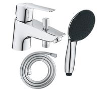 Ensemble bain douche monotrou GROHE Start 2021 Quickfix + Douchette 2 jets et flexible