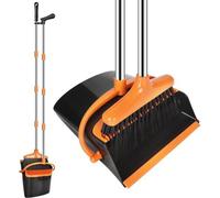 Ensemble balai et aspirateur léger de 123 cm pour l'intérieur et l'extérieur