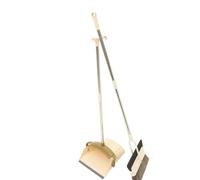 Ensemble Balai et Pelle à Long Manche pour Nettoyage Maison | Bristles Denses, Pelle à Poussière Pratique, Métal et Plastique Pet, Usage Sol et Cour