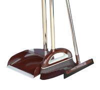 Ensemble Balai Et Pelle À Poussière - Kit De Balayage À Long Manche, Outils De Nettoyage De Sol Verticaux, Équipement De Collecte De Poussière Sur Pied | Entretien Des Sols Pour La Maison, La Cuisine,