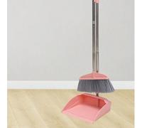 Ensemble balai et pelle, balai combiné à poils souples pour la maison, pelle à long manche, outil de balayage, outils de nettoyage pour le salon et la chambre Ensemble balai et pelle, balai à poils so